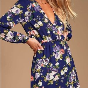 Lulus Faux Wrap Dress